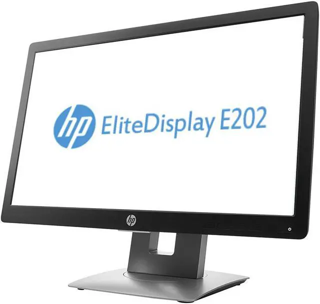 Alt view image 9 of 12 - HP EliteDisplay E202 20" HD+ 1600 x 900 HDMI DisplayPort VGA USB 2.0 Hub Anti-Glare LED Backlit IPS Monitor