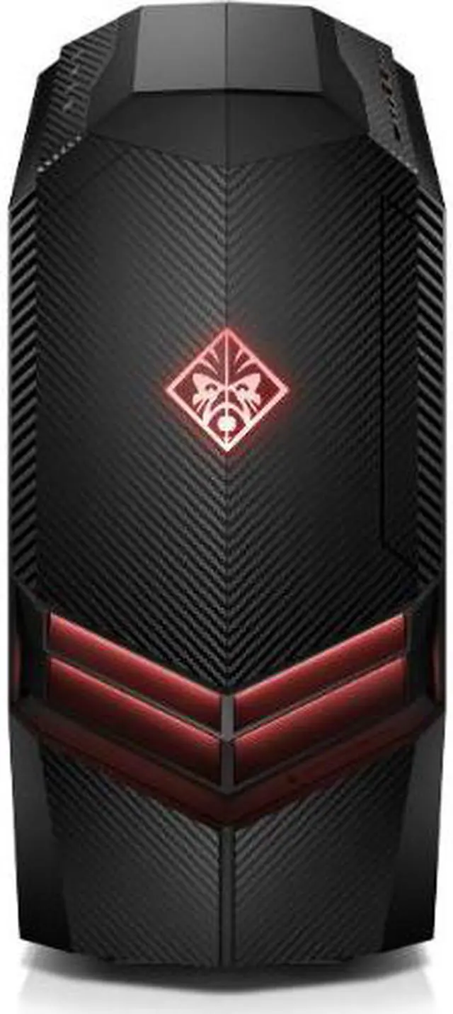 Alt view image 8 of 8 - HP Desktop Computer Omen 880-020 AMD Ryzen 5 1400 8GB DDR4 1TB HDD 256GB SSD AMD Radeon RX 580 Windows 10 Home