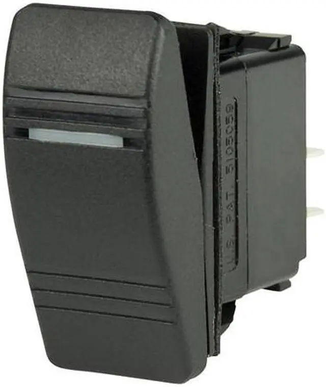 Alt view image 2 of 7 - BEP DPST Contura Switch - 1-Amber LED - OFF/ON