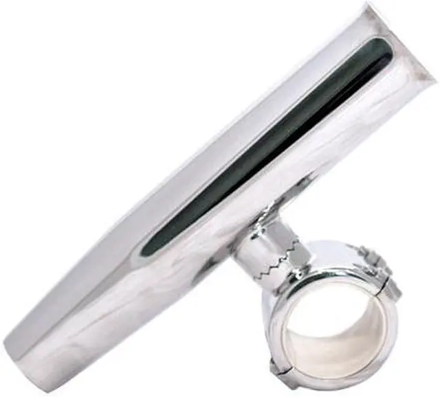 Alt view image 6 of 6 - Tigress 1" Polished SS Adjustable Clamp-On Rod Holder