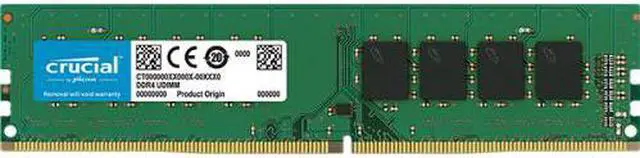 Alt view image 4 of 20 - Crucial 4GB DDR4 2400 MT/s (PC4-19200) SR x8 DIMM 288-Pin - CT4G4DFS824A