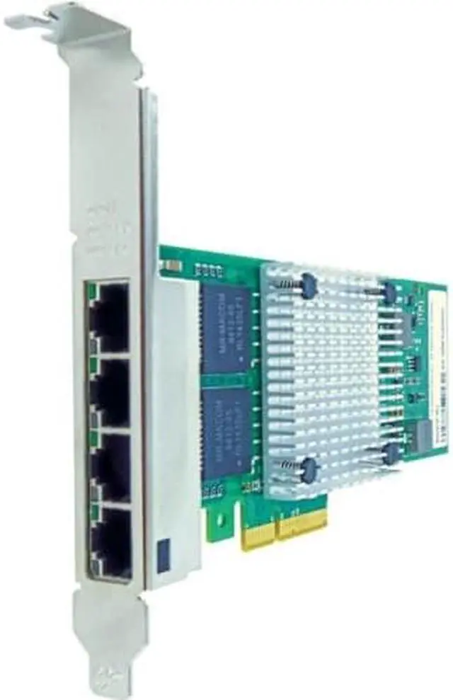 Alt view image 5 of 7 - AXIOM 10/100/1000MBS QUAD PORT RJ45 PCIE X4 NIC CARD FOR DELL - 430-4999