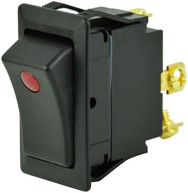 Main image of BEP SPST Rocker Switch - 1-LED - 12V - ON/OFF
