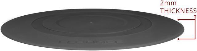 Alt view image 6 of 7 - Fluance Turntable Platter Mat (Rubber Black) - Durable Audiophile Grade Silicone Design for Vinyl Record Players (PFHTRP)