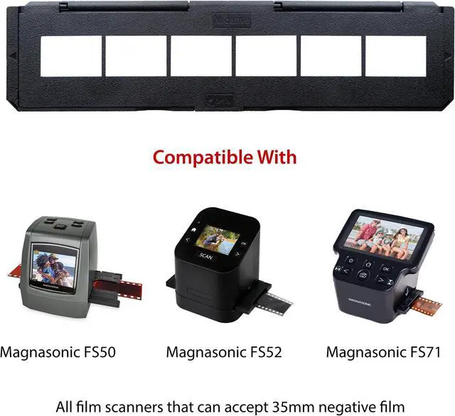 Alt view image 6 of 7 - Magnasonic All-in-One Super 8/8mm Film Scanner, Converts Film into Digital Video, Scans 3", 5" and 7" Super 8/8mm Film Reels with Bonus 32GB SD Card (FS81)