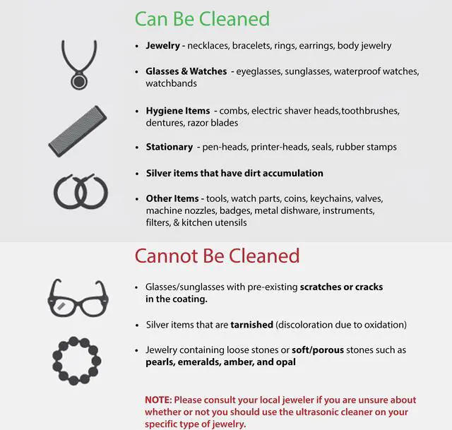 Alt view image 8 of 13 - Magnasonic Professional Ultrasonic Jewelry Cleaner Machine for Cleaning Eyeglasses, Watches, Rings, Necklaces, Coins, Razors, Combs, Tools, Parts, Instruments (CD2800)