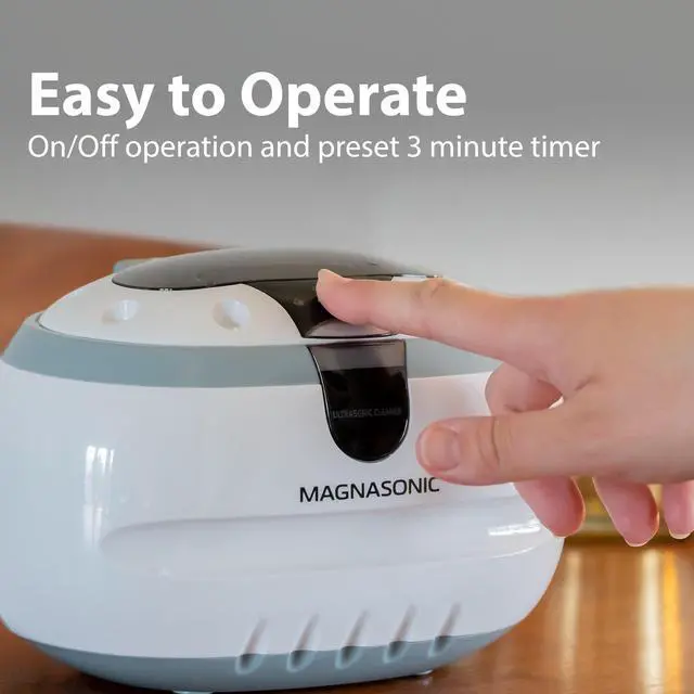 Alt view image 10 of 13 - Magnasonic Professional Ultrasonic Jewelry Cleaner Machine for Cleaning Eyeglasses, Watches, Rings, Necklaces, Coins, Razors, Combs, Tools, Parts, Instruments (CD2800)