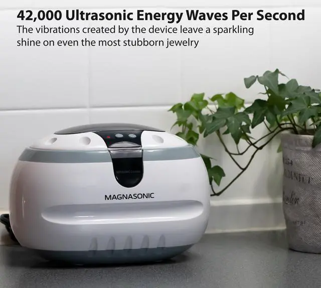 Alt view image 11 of 13 - Magnasonic Professional Ultrasonic Jewelry Cleaner Machine for Cleaning Eyeglasses, Watches, Rings, Necklaces, Coins, Razors, Combs, Tools, Parts, Instruments (CD2800)