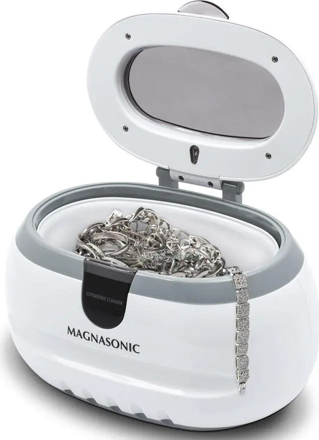 Alt view image 7 of 13 - Magnasonic Professional Ultrasonic Jewelry Cleaner Machine for Cleaning Eyeglasses, Watches, Rings, Necklaces, Coins, Razors, Combs, Tools, Parts, Instruments (CD2800)