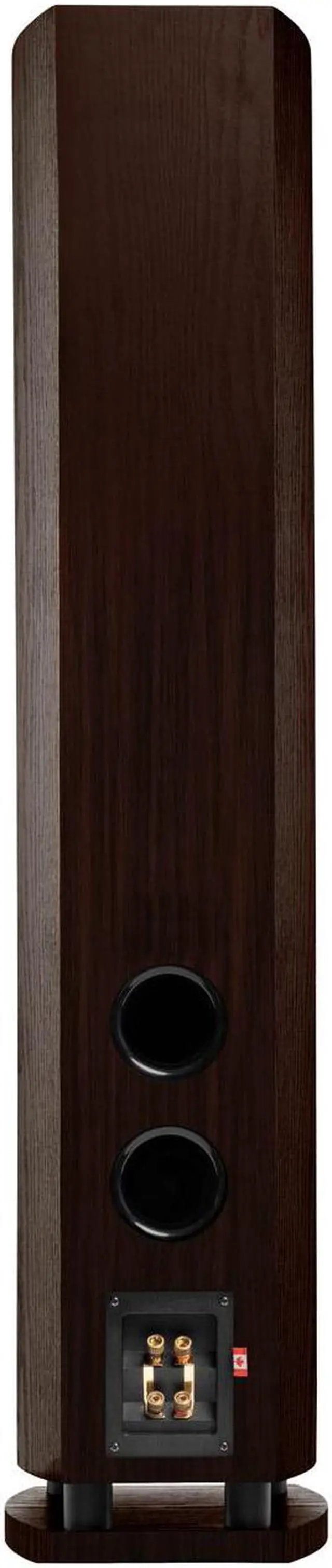 Alt view image 3 of 7 - Fluance Reference High Performance 3-Way Floorstanding Loudspeakers with Down-firing 8" Subwoofers for 2-Channel Stereo Listening or Home Theater System - Walnut/Pair (XL8FW)