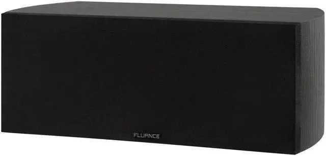 Alt view image 2 of 7 - Fluance Reference High Performance 2-Way Center Channel Speaker for Enhanced Dialogue and Vocals in Home Theater Surround Sound Systems - Black Ash (XL8C)