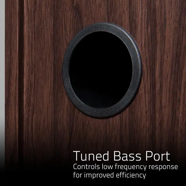 Alt view image 3 of 7 - Fluance Elite High Definition 2-Way Bookshelf Surround Sound Speakers for 2-Channel Stereo Listening or Home Theater System - Natural Walnut/Pair (SX6W)