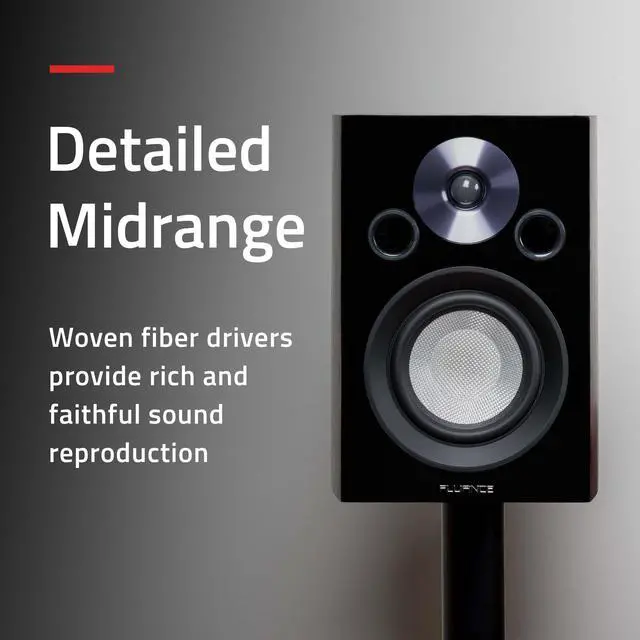 Alt view image 5 of 7 - Fluance Reference Surround Sound Home Theater 5.0 Channel Speaker System including 3-Way Floorstanding Floorstanding Towers, Center Channel, and Rear Surround Speakers - Walnut (XL8HTBW)