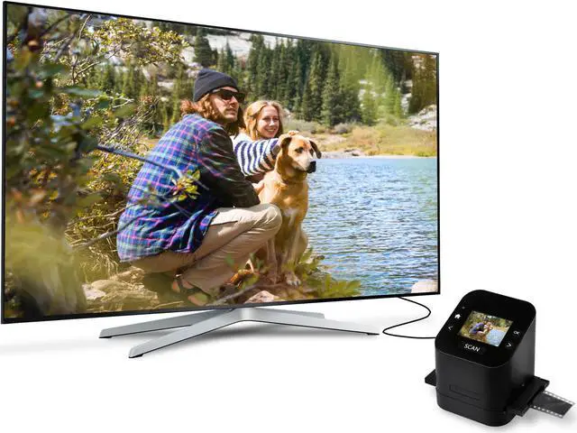 Alt view image 3 of 7 - Magnasonic All-In-One Film & Slide Scanner, High Resolution 22MP, Converts 35mm/110/126/ Super 8/8mm Film & 135/110/126 Slides into Digital JPEG, 2.4" LCD Screen with Bonus 32GB SD Card (FS52)