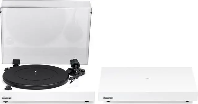 Main image of Fluance RT82 Reference High Fidelity Vinyl Turntable Record Player with Ortofon OM10 Cartridge And Anti-Vibration Wood Isolation Base - Piano White