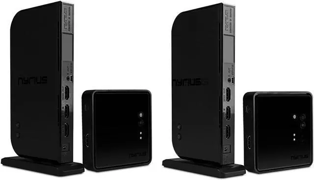 Alt view image 8 of 14 - Nyrius ARIES Home+ Wireless HDMI 2x Input Transmitter & Receiver for Streaming HD 1080p 3D Video and Digital Audio from Cable box, Satellite, Bluray, DVD, PS4, PS3, Laptops, PC - 2 Pack