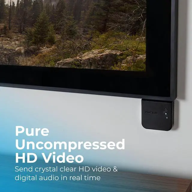 Alt view image 2 of 7 - Nyrius ARIES Home HDMI Digital Wireless Transmitter & Receiver for HD 1080p Video Streaming, Cable box, Satellite, Bluray, DVD, PS3, PS4, Laptops, PC (NAVS500)