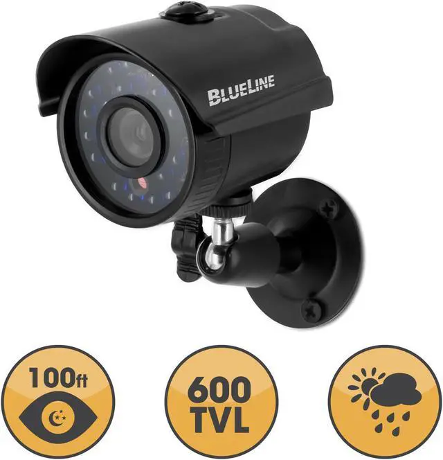 Alt view image 6 of 7 - Defender 21173 BlueLine 8CH Security DVR with 500GB of Storage Including 8 Surveillance 600TVL Cameras