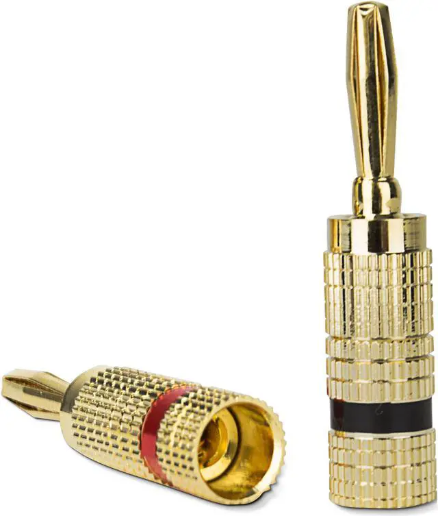 Alt view image 2 of 5 - General Electric GE AV22638 Premium Banana Plug Speaker Wire Connectors