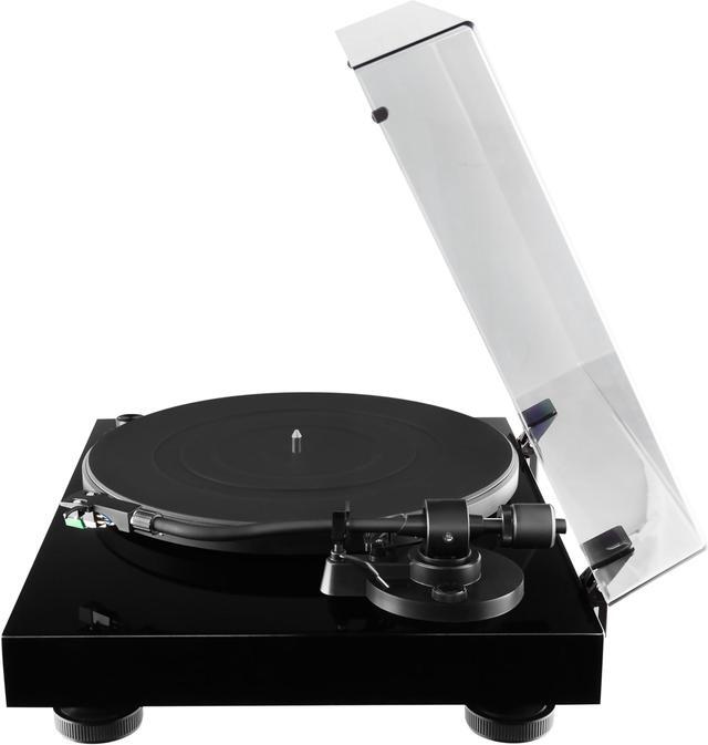 Alt view image 4 of 13 - Fluance RT81 Elite High Fidelity Vinyl Turntable Record Player with Audio Technica AT95E Cartridge, Belt Drive, Built-in Preamp, Adjustable Counterweight, High Mass MDF Wood Plinth - Piano Black