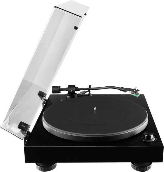 Alt view image 5 of 13 - Fluance RT81 Elite High Fidelity Vinyl Turntable Record Player with Audio Technica AT95E Cartridge, Belt Drive, Built-in Preamp, Adjustable Counterweight, High Mass MDF Wood Plinth - Piano Black