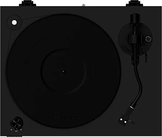 Alt view image 4 of 14 - Fluance RT83 Reference High Fidelity Vinyl Turntable Record Player with Ortofon 2M Red Cartridge, Speed Control Motor, High Mass MDF Wood Plinth, Vibration Isolation Feet - Piano Black