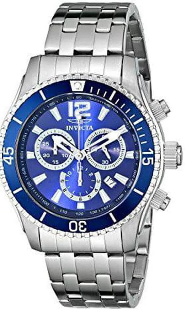 Alt view image 9 of 15 - Invicta  Specialty 0620  Stainless Steel Chronograph  Watch