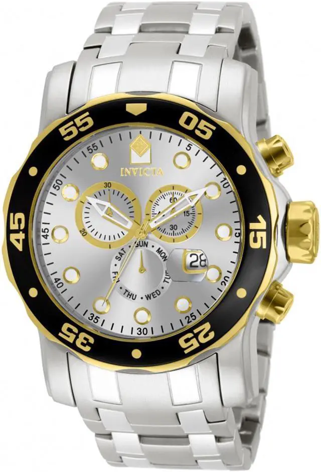 Main image of Invicta  Pro Diver 80040  Stainless Steel Chronograph  Watch