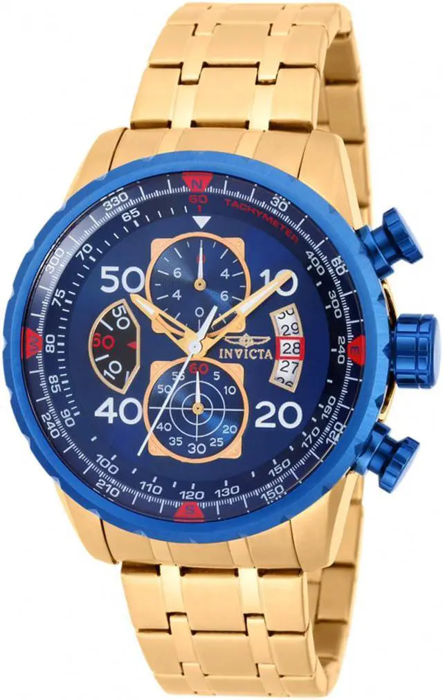 Alt view image 10 of 19 - Invicta  Aviator 19173  Stainless Steel  Watch