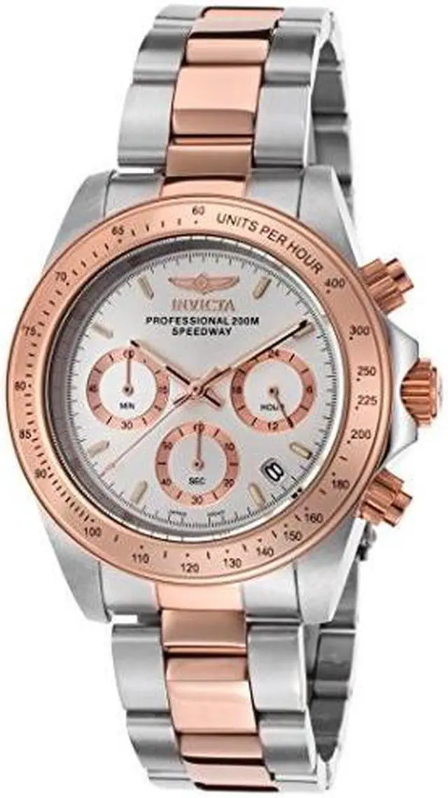 Alt view image 6 of 7 - Invicta Men's 17030 Speedway Chronograph & Silver Dial & Two Tone Stainless Steel