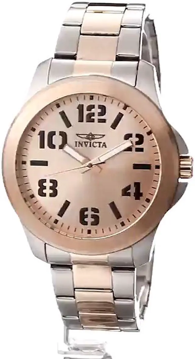 Alt view image 7 of 8 - Invicta 21442Syb Men's Specialty Two-Tone Stainless Steel Rose-Tone Dial Watch