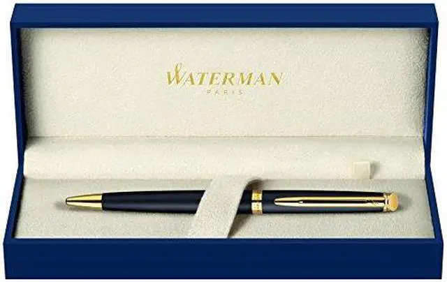 Main image of Waterman Hemisphere 2010: Matte Black GT Ballpoint, Gold Trims, Twist Mechanism.