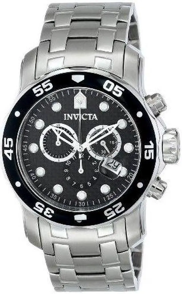 Alt view image 14 of 17 - Invicta  Pro Diver 17082  Stainless Steel Chronograph  Watch