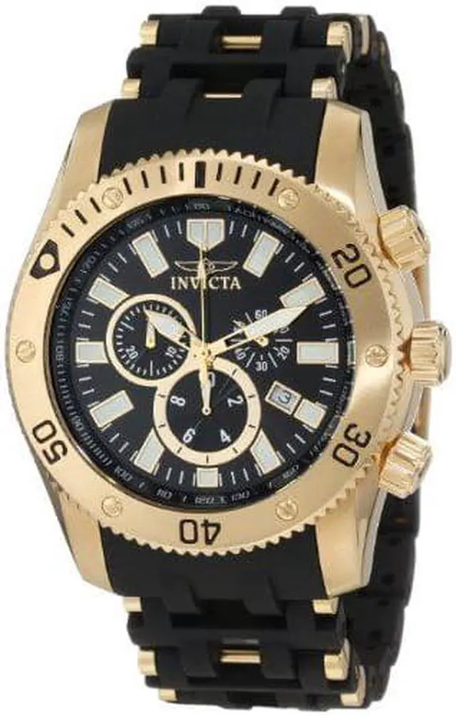 Alt view image 18 of 20 - Invicta  Sea Spider 0140  Stainless Steel, Polyurethane Chronograph  Watch