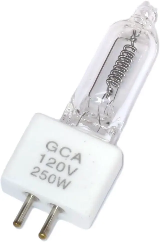Alt view image 6 of 6 - USHIO GCA JCV120V-250WC 250w 120v G5.3 Bipin Halogen Bulb