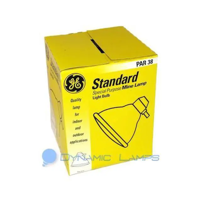 Alt view image 5 of 5 - GE 80316 75w PAR38 3FL MINE 2725K Flood 120v Mining Lamp Incandescent Light Bulb