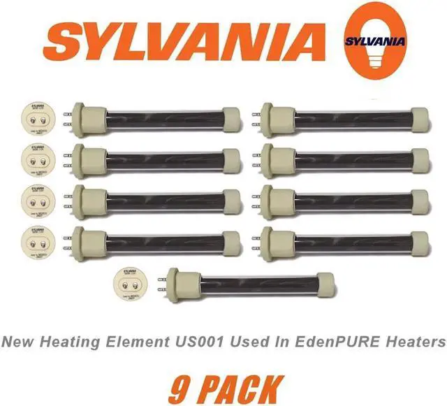 Main image of 58911 US001 Sylvania 500W/T6/115V EdenPURE 9 Pack Infrared Heater Element