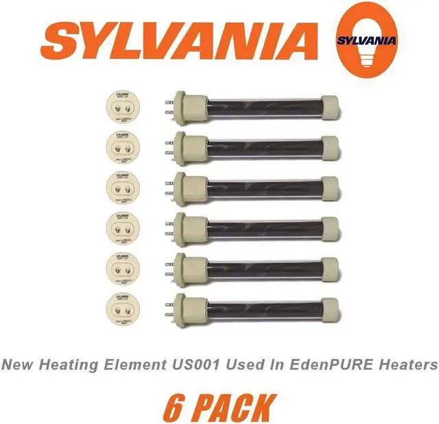 Main image of 58911 US001 Sylvania 500W/T6/115V EdenPURE 6 Pack Infrared Heater Element