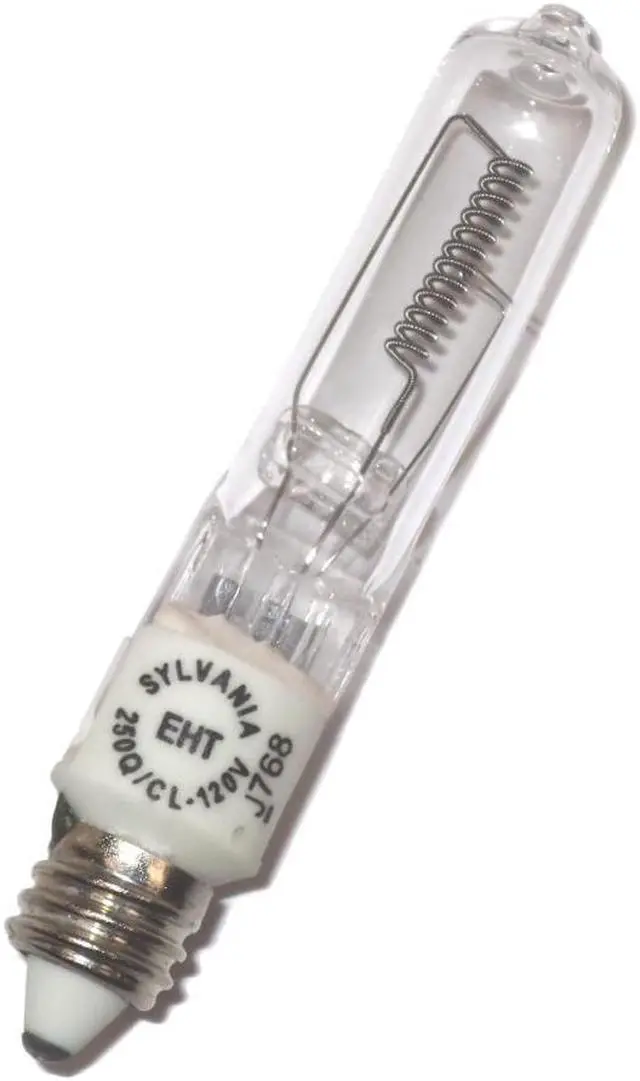 Alt view image 2 of 6 - Sylvania 58762 - 250Q/CL/MC (EHT) 120V Screw Base Single Ended Halogen Light Bulb