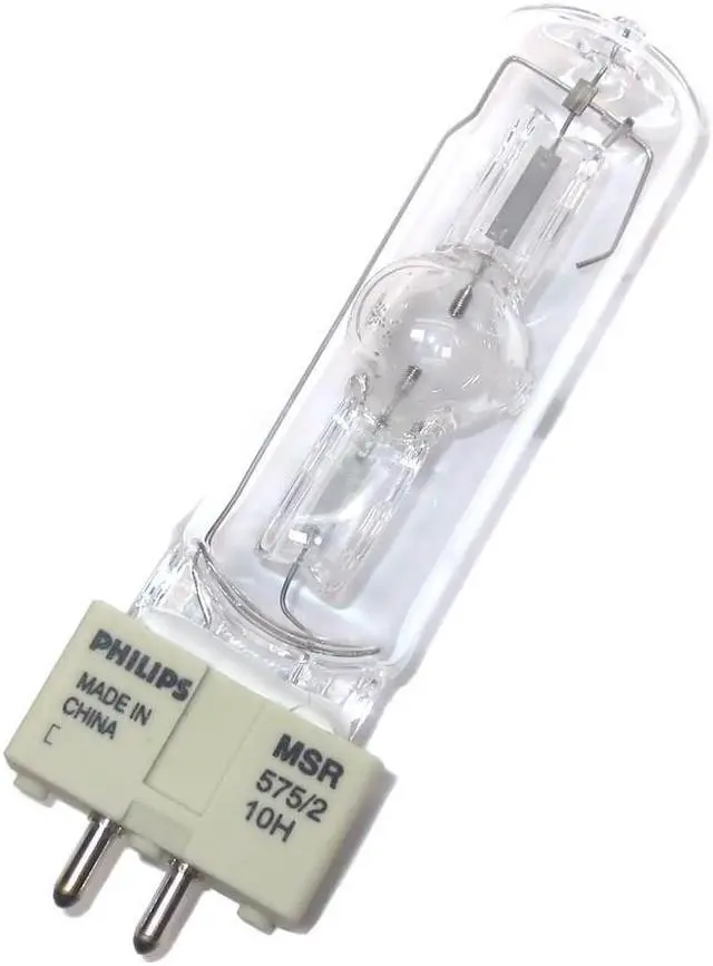 Alt view image 2 of 6 - PHILIPS MSR 575/2 10H 575w metal halide Stage Studio light bulb