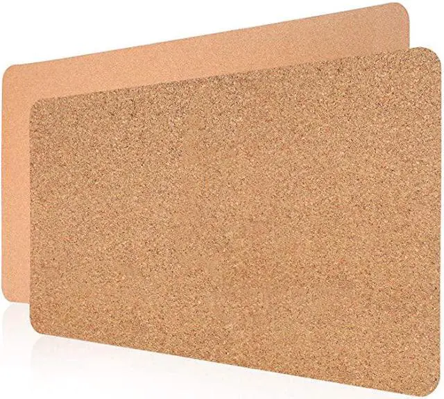 Alt view image 4 of 7 - Cork Desk Pad, Natural Cork Desk Mat, Multi-Size/ Color Dual-Sided Desk Blotter, Laptop Mat, Water Repellent Writing Pad for Office and Home, 23.6" X 11.8"