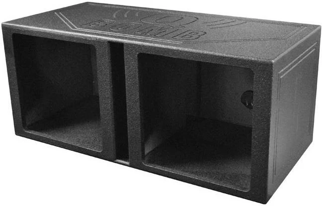 Main image of Qpower QBOMB15VSQ Dual Square 15" Vented Qbomb Empty Enclosure