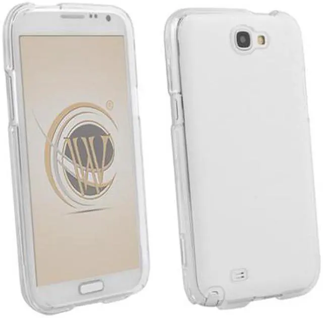 Main image of SEE-THRU CLEAR HARD SHELL PROTECTOR CASE COVER FOR SAMSUNG GALAXY NOTE 2 II