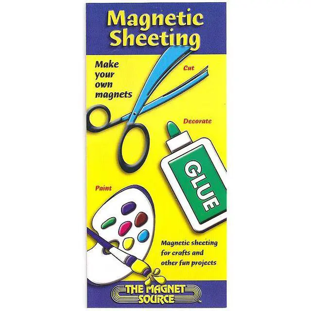 Alt view image 3 of 3 - Craft Hobby Rubber Peel & Stick Magnet Sheet Rectangle 5x8 Inches (1 Sheet)