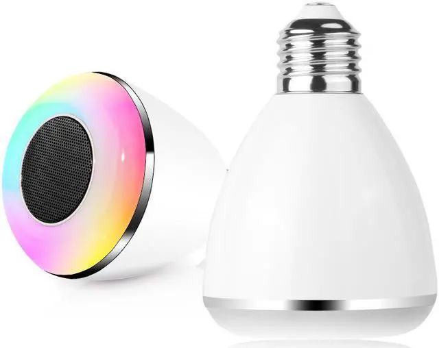 Alt view image 2 of 4 - BL08A Smart LED Blub Light Wireless Bluetooth Speaker LED Lights110V-240V E27 3W Lamp Audio for iPhone 5S 5C iPad