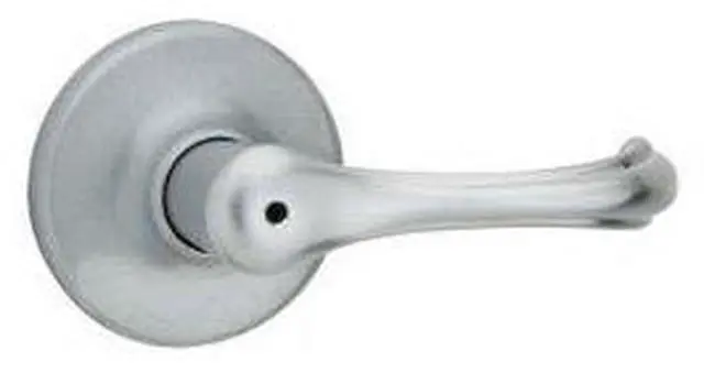 Main image of Kwikset 300DNL 26D 6AL RCS Dorian Bed/Bath Lever, Satin Chrome