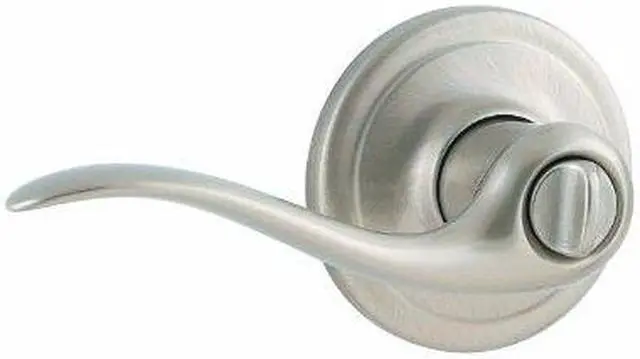 Main image of Kwikset 730TNL 15 CP Tustin Bed/Bath Lever, Satin Nickel