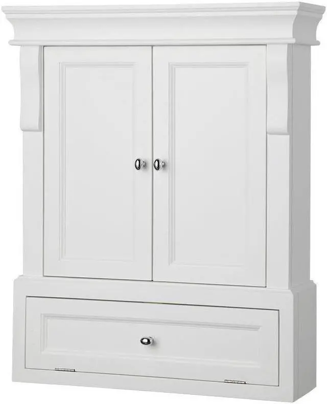 Main image of Foremost NAWO2633 Naples 26-1/2" W Wall Cabinet in White
