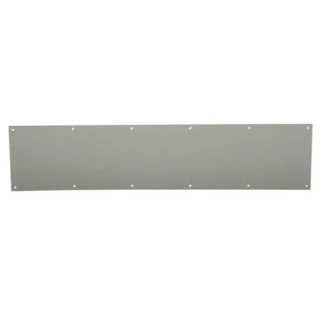 Alt view image 2 of 4 - Schlage Builders Hardware SC8400PA-619 8X3 8X34 Satin Nickel Kickplate - Carded