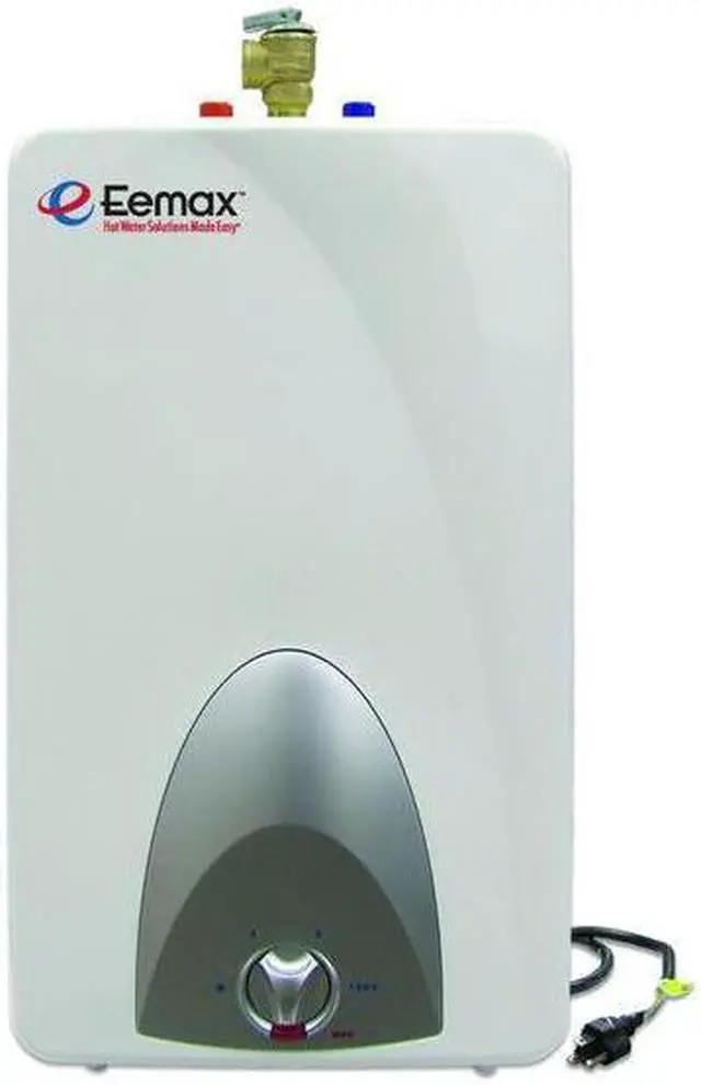Alt view image 7 of 9 - Eemax 4 Gallon Tankless Portable Electric Instant On Demand Hot Water Heater